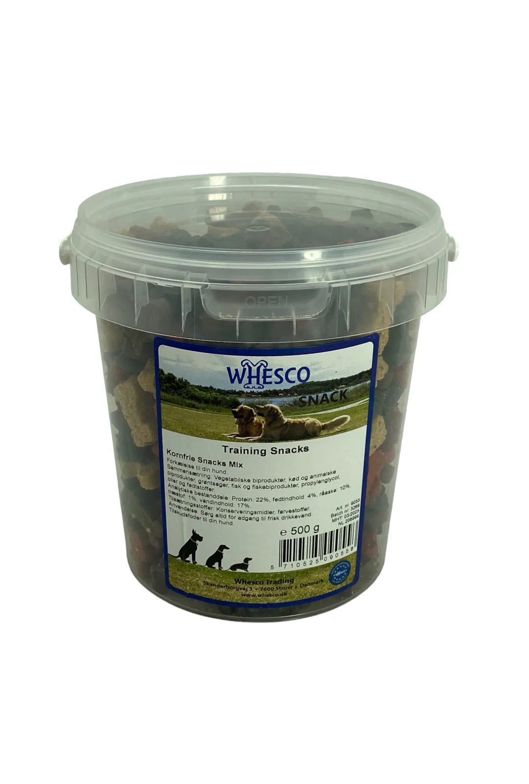 kornfri snacks i bøtte mini mix 500 gram